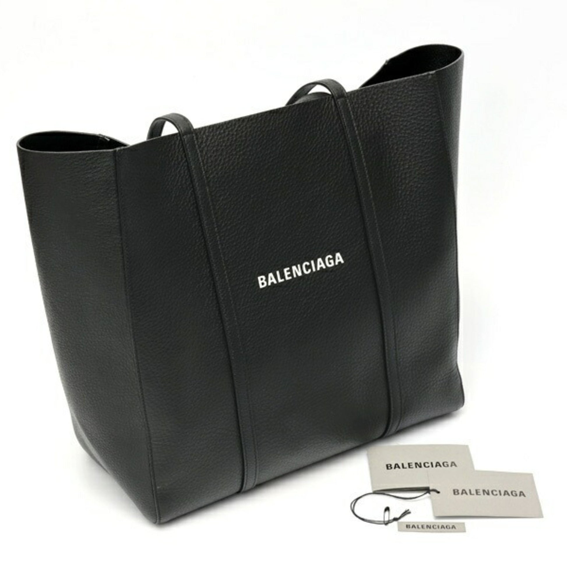 Balenciaga Cabas, Black, Leather, tote