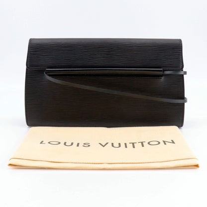 Louis Vuitton Dinard, Black, Leather, shoulder