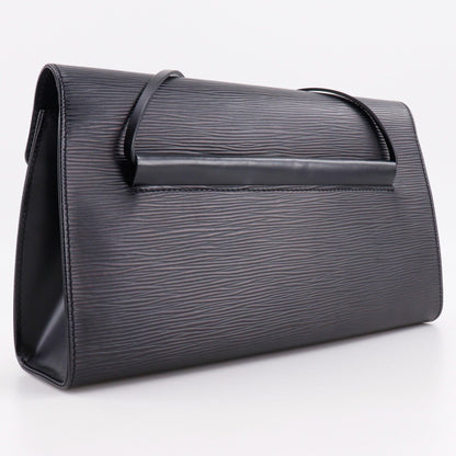 Louis Vuitton Dinard, Black, Leather, shoulder