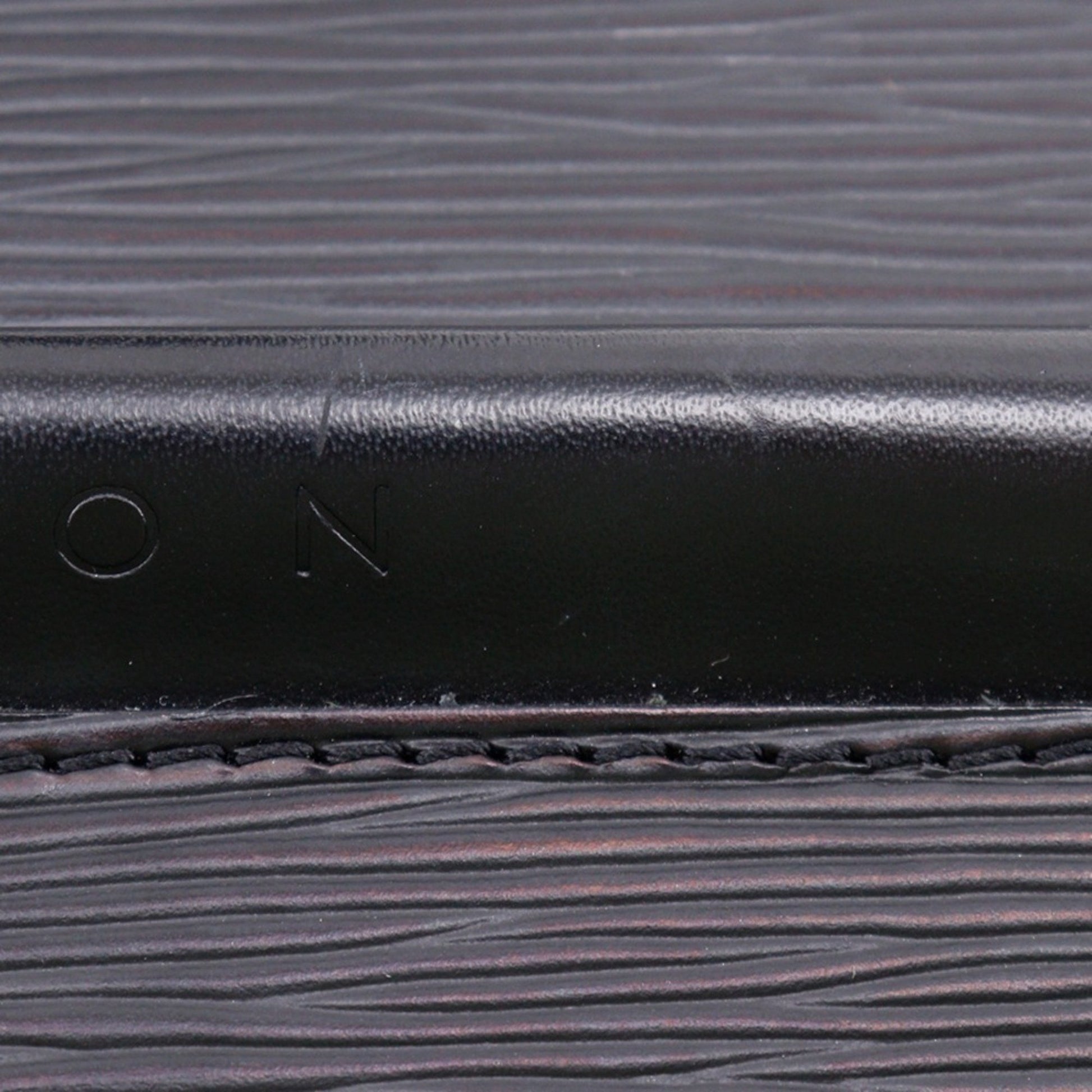Louis Vuitton Dinard, Black, Leather, shoulder