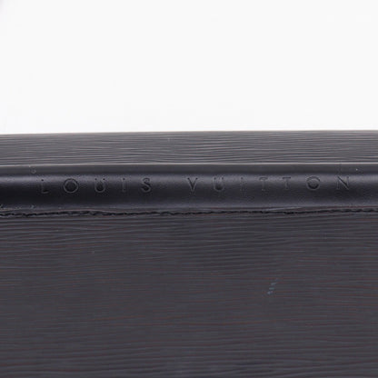 Louis Vuitton Dinard, Black, Leather, shoulder