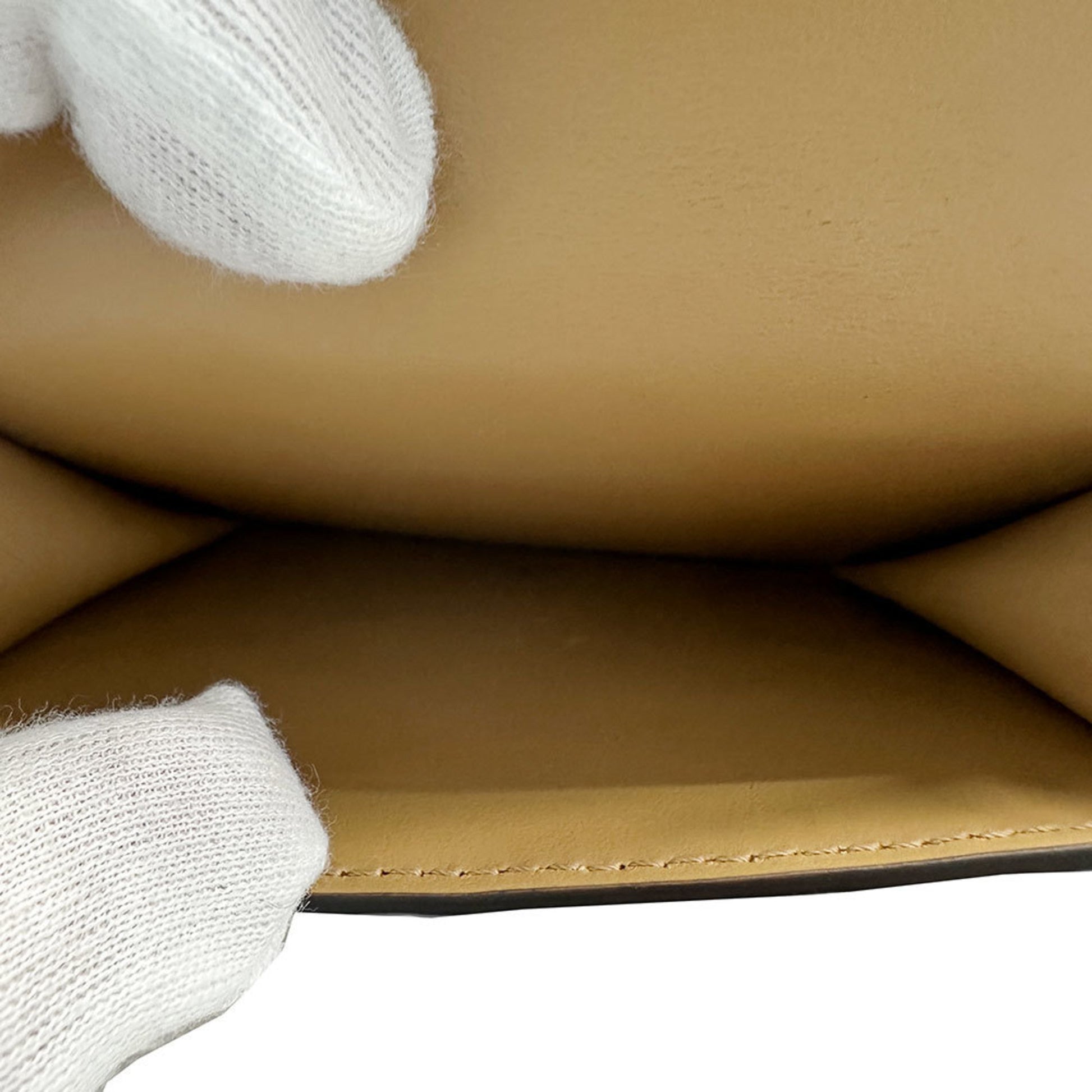 Fendi FF, Beige, Leather, wallet
