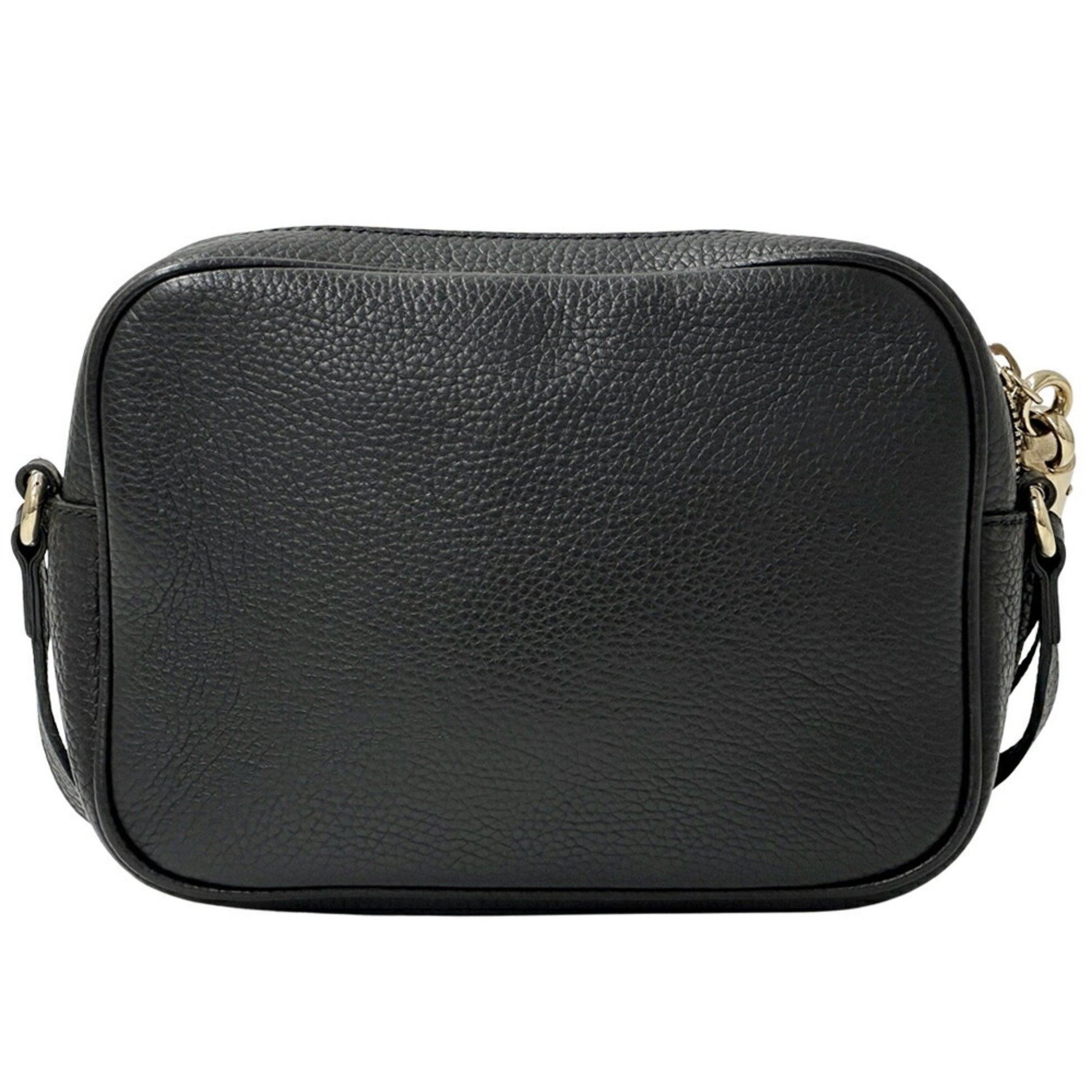 Gucci Soho, Black, Leather, shoulder
