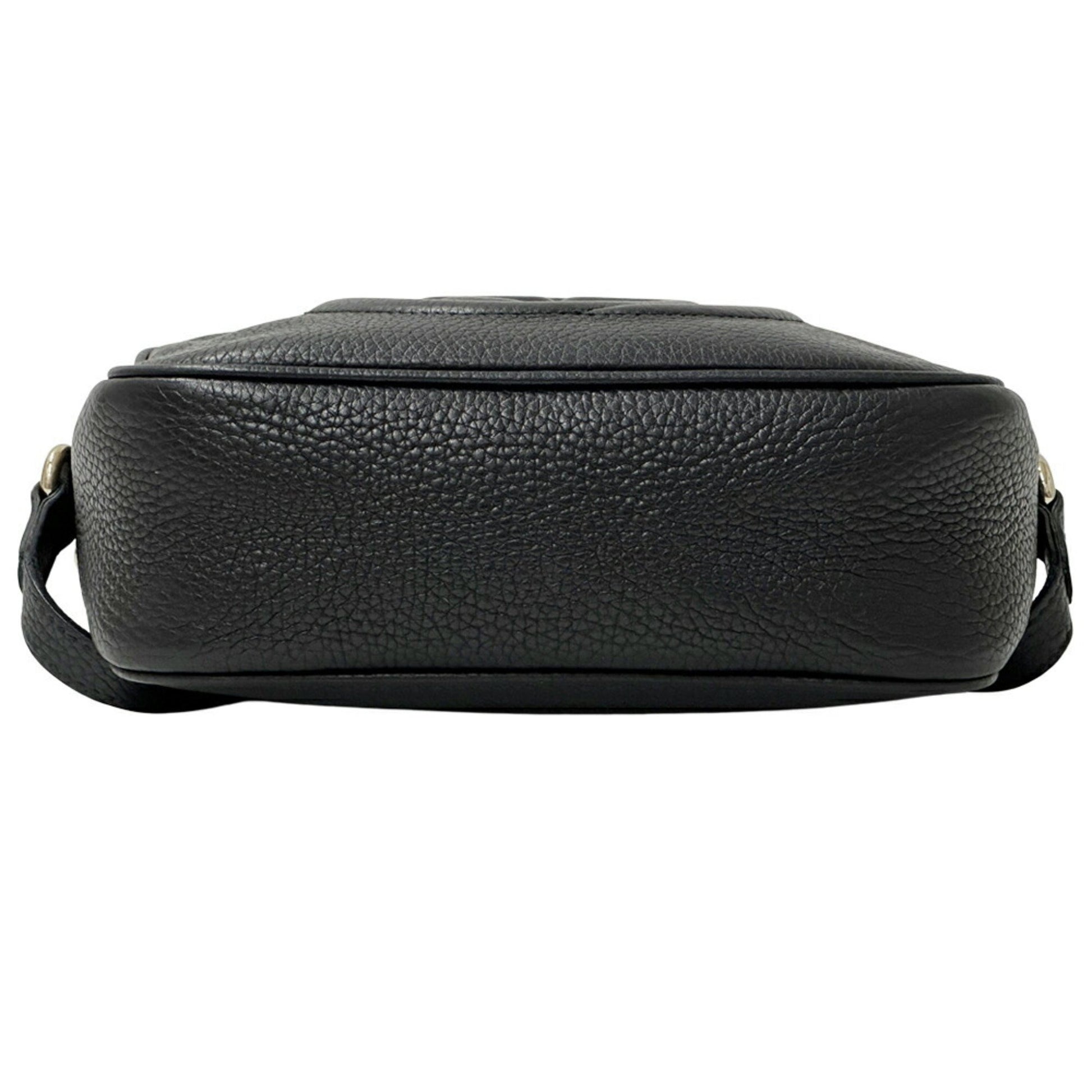 Gucci Soho, Black, Leather, shoulder