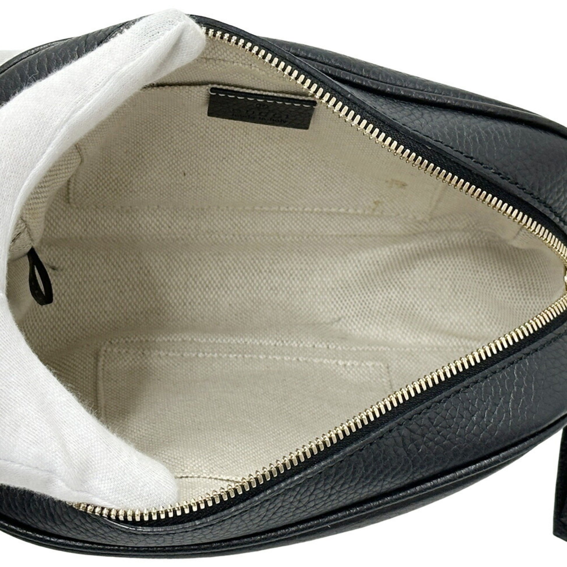 Gucci Soho, Black, Leather, shoulder