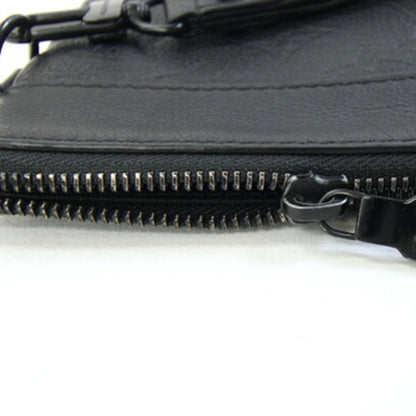 Louis Vuitton Pochette To-Go, Black, Leather, clutch
