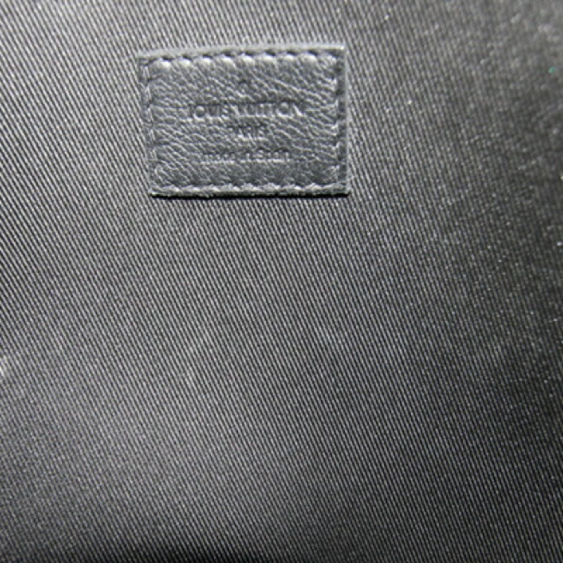 Louis Vuitton Pochette To-Go, Black, Leather, clutch