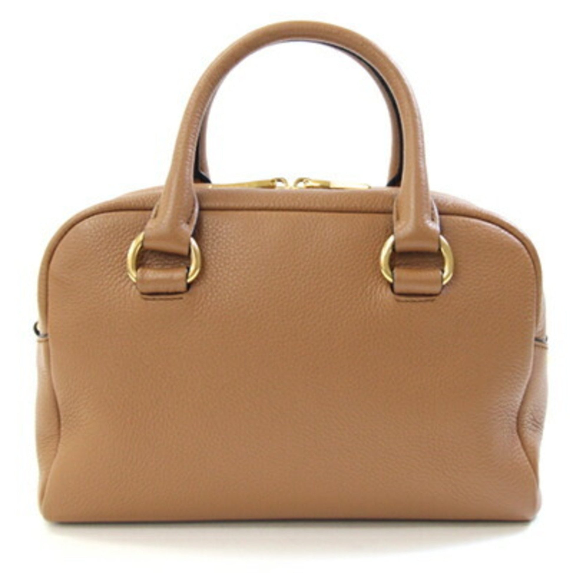 Prada Saffiano, Brown, Leather, handbag