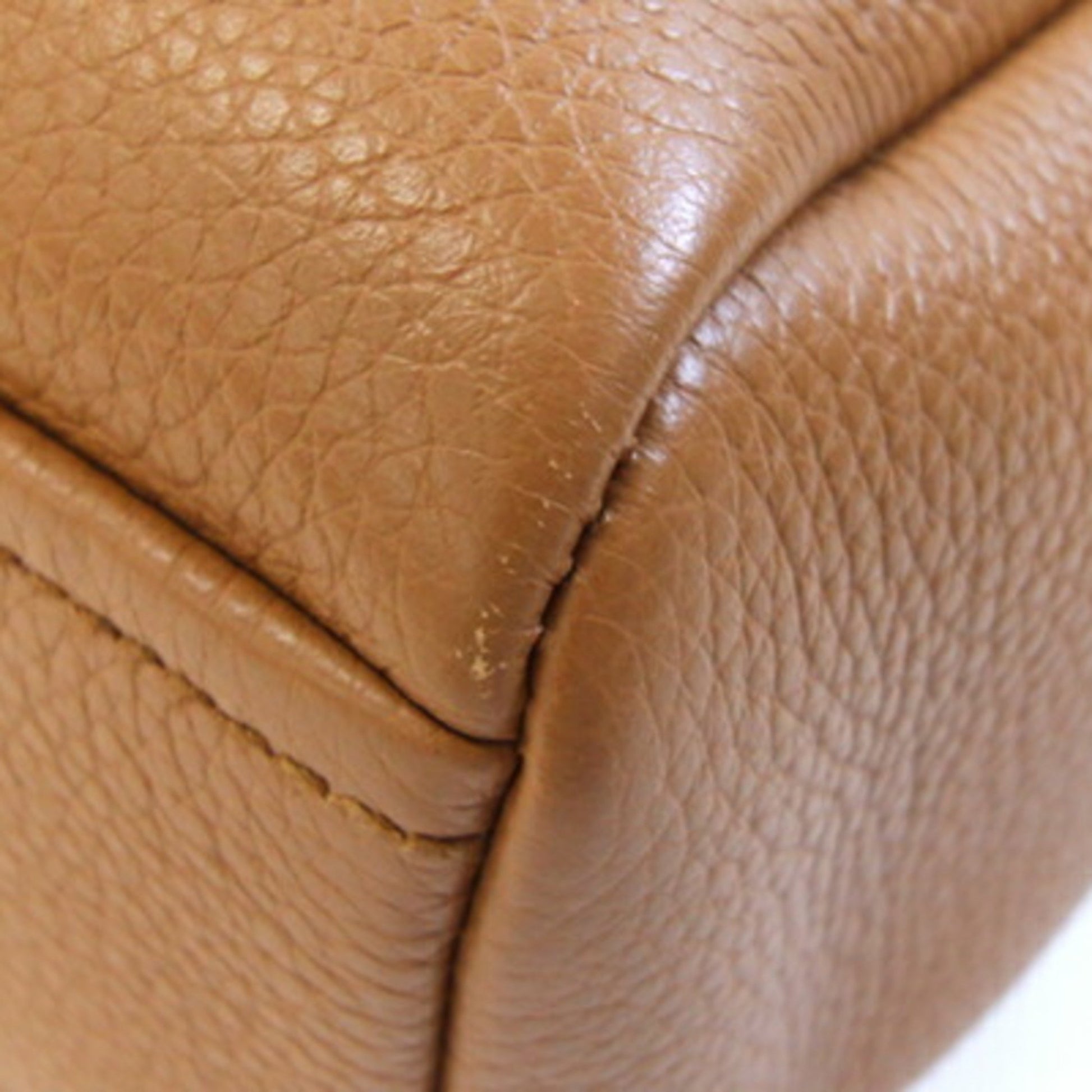 Prada Saffiano, Brown, Leather, handbag