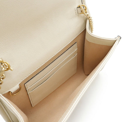 Gucci Tiger, White, Leather, shoulder