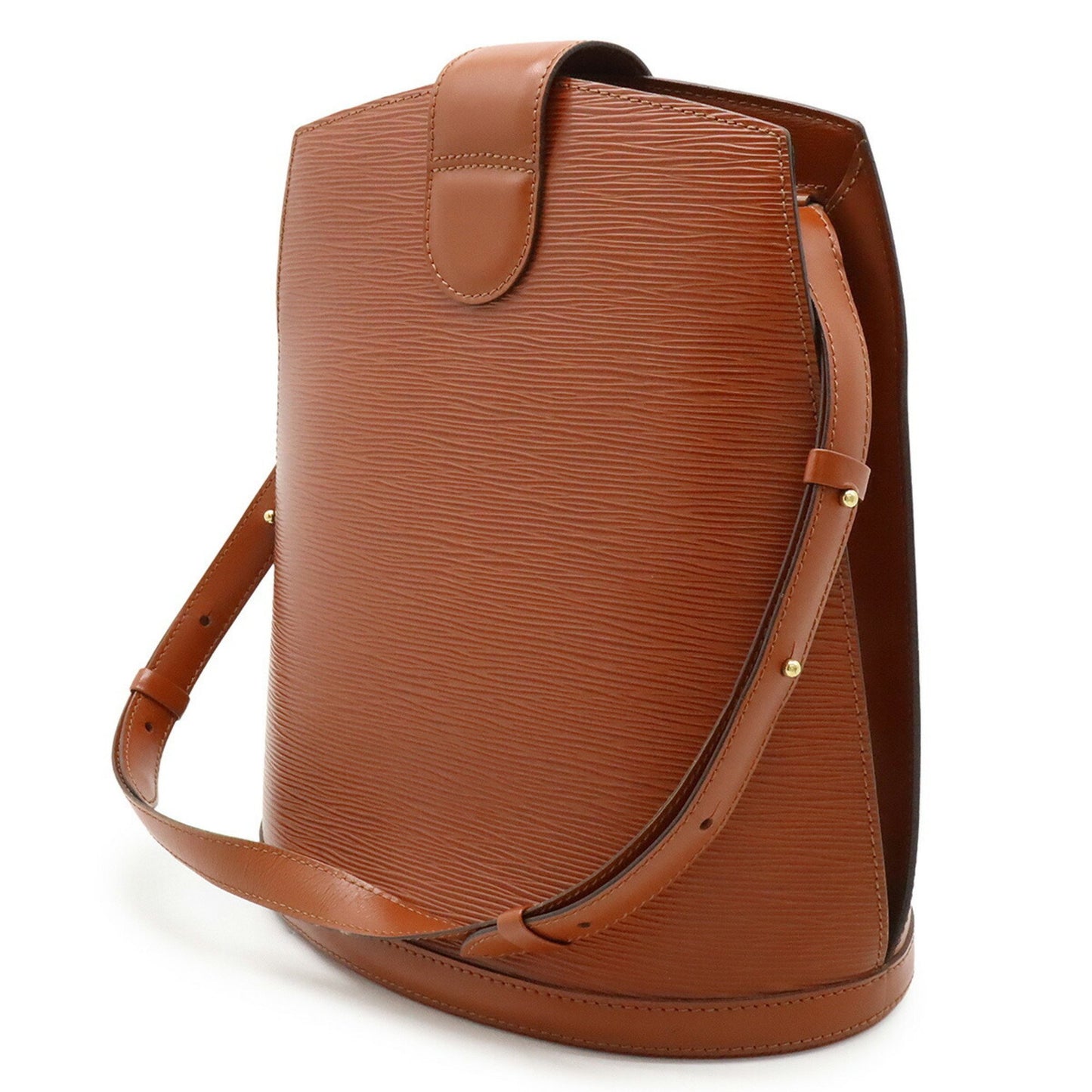 Louis Vuitton Cluny, Brown, Leather, shoulder