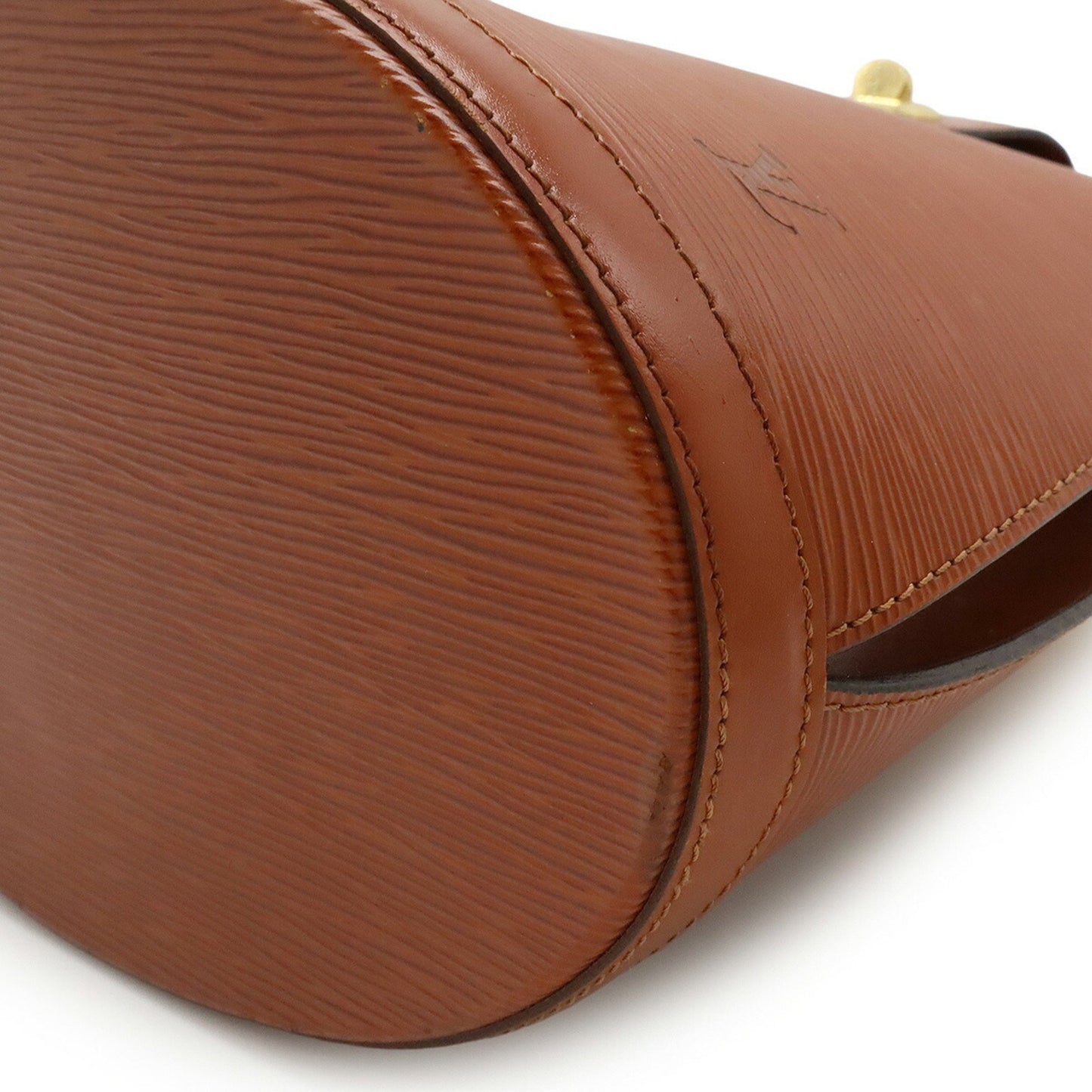 Louis Vuitton Cluny, Brown, Leather, shoulder