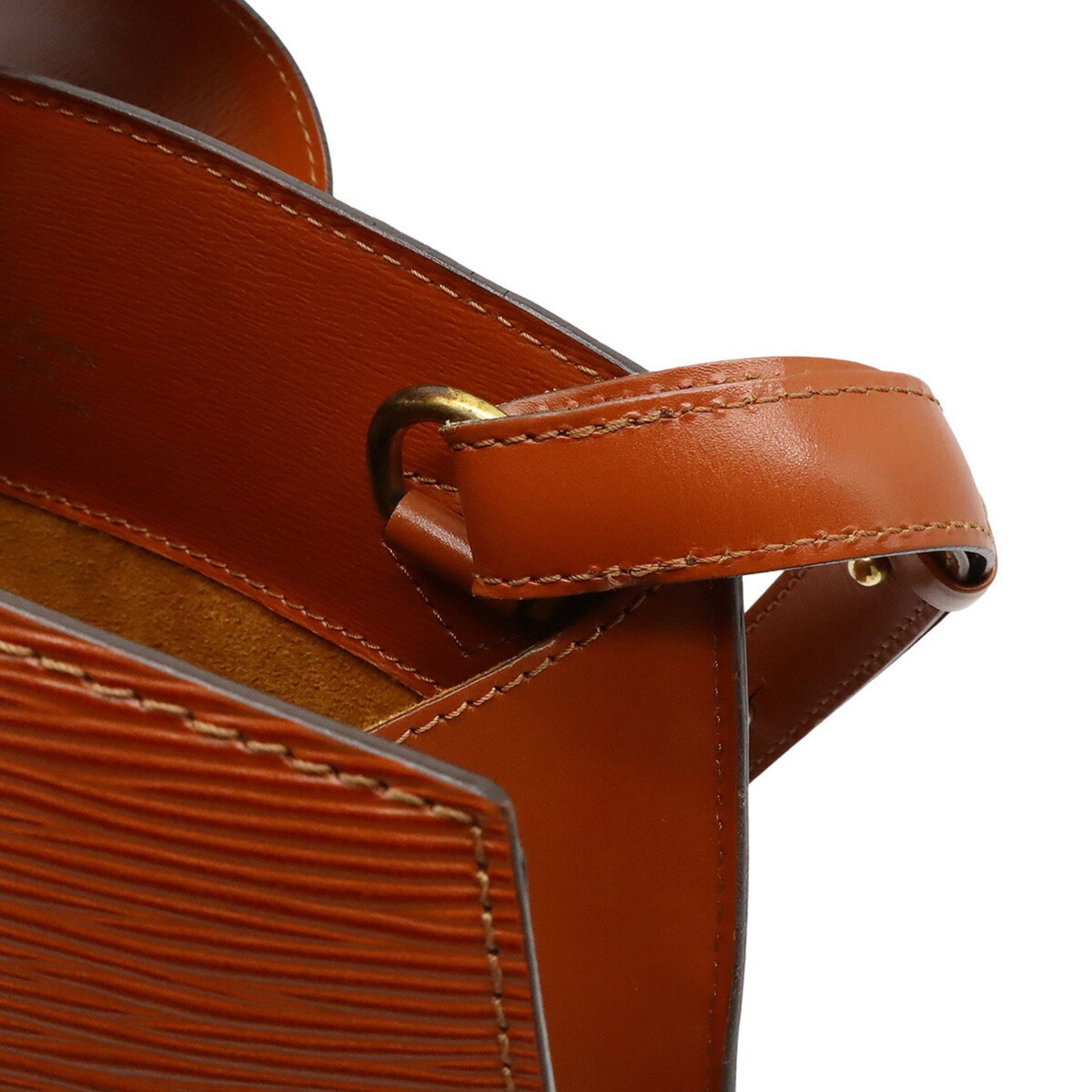 Louis Vuitton Cluny, Brown, Leather, shoulder