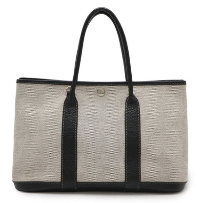 Hermès Garden Party, Beige, Canvas, handbag