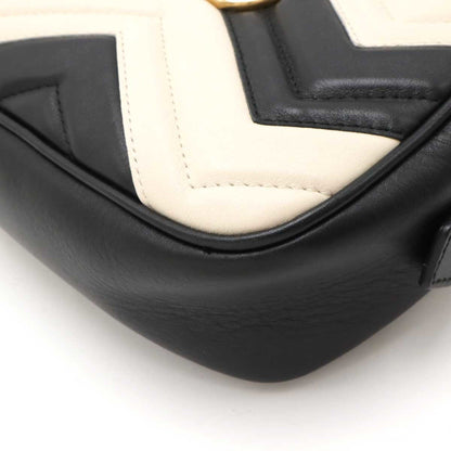 Gucci GG Marmont, Black, Leather, shoulder