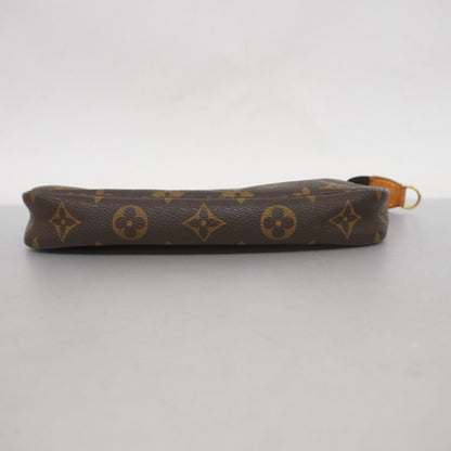 Louis Vuitton Pochette Accessoire, Brown, Canvas, clutch