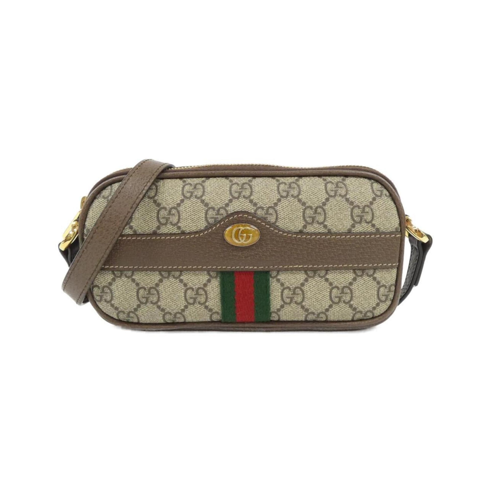 Gucci Ophidia, "BEIGE, BROWN", Canvas, shoulder