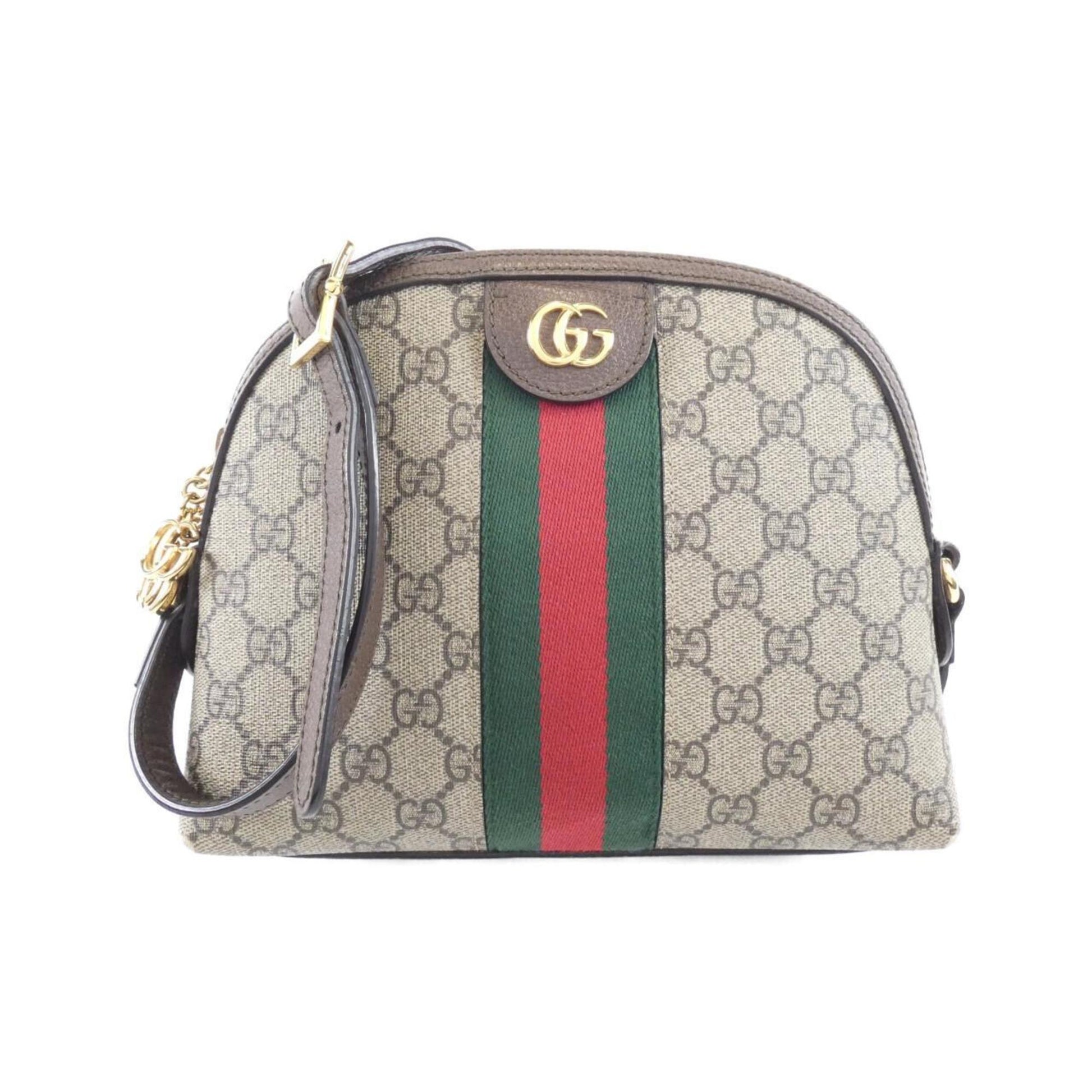 Gucci Ophidia, Beige, Canvas, shoulder