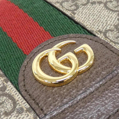 Gucci Ophidia, Beige, Canvas, shoulder