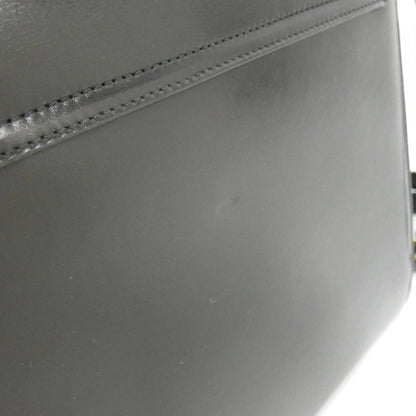 Salvatore Ferragamo Gancini, Black, Leather, handbag