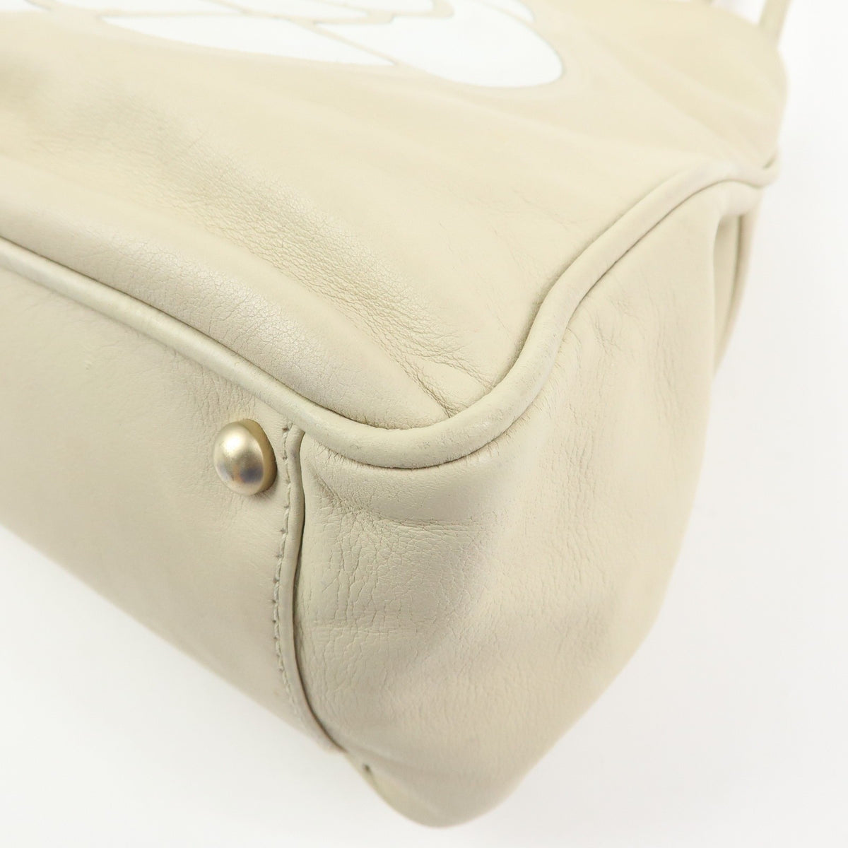 Chanel Camellia Lambskin, Beige, Leather, Tote Bag