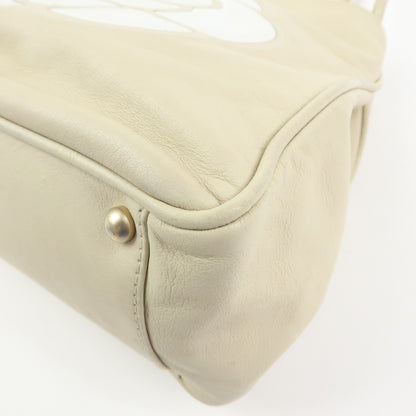 Chanel Camellia Lambskin, Beige, Leather, Tote Bag