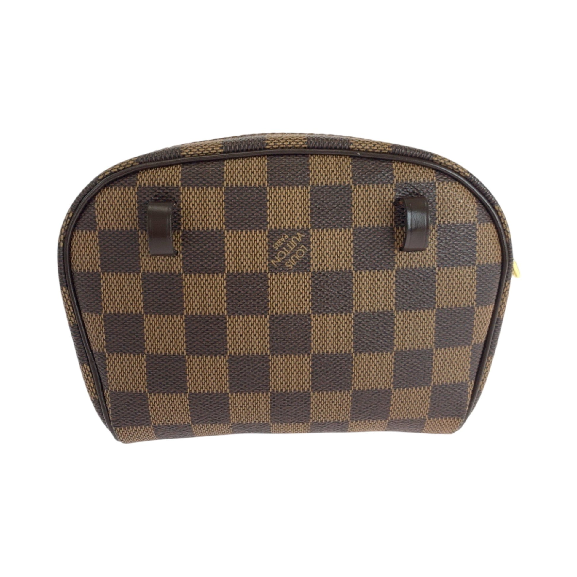 Louis Vuitton Ipanema, Brown, "CANVAS, LEATHER", clutch