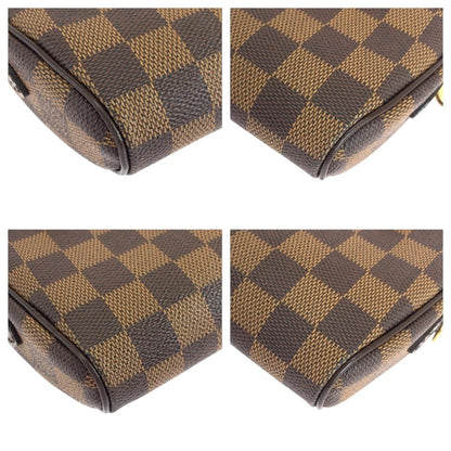 Louis Vuitton Ipanema, Brown, "CANVAS, LEATHER", clutch