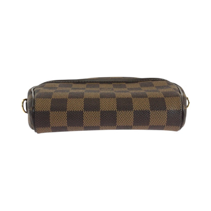 Louis Vuitton Ipanema, Brown, "CANVAS, LEATHER", clutch
