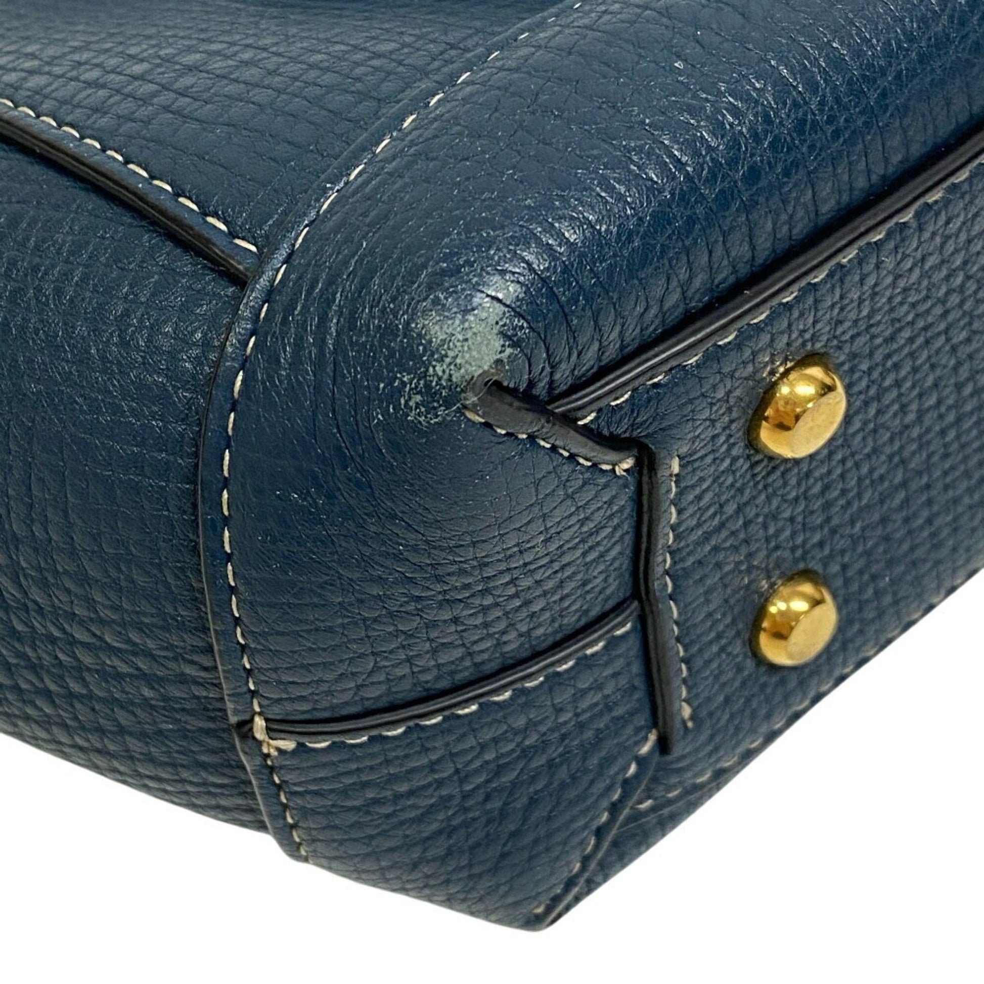 Bottega Veneta Arco, Navy, Leather, shoulder