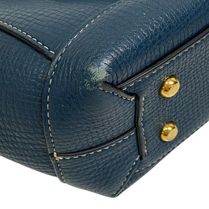 Bottega Veneta Arco, Navy, Leather, shoulder