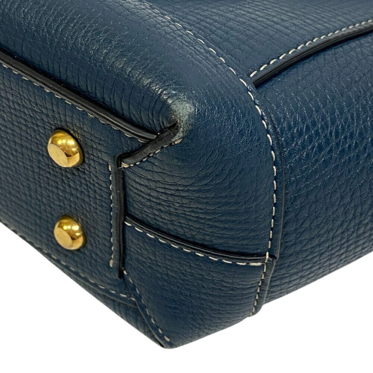Bottega Veneta Arco, Navy, Leather, shoulder