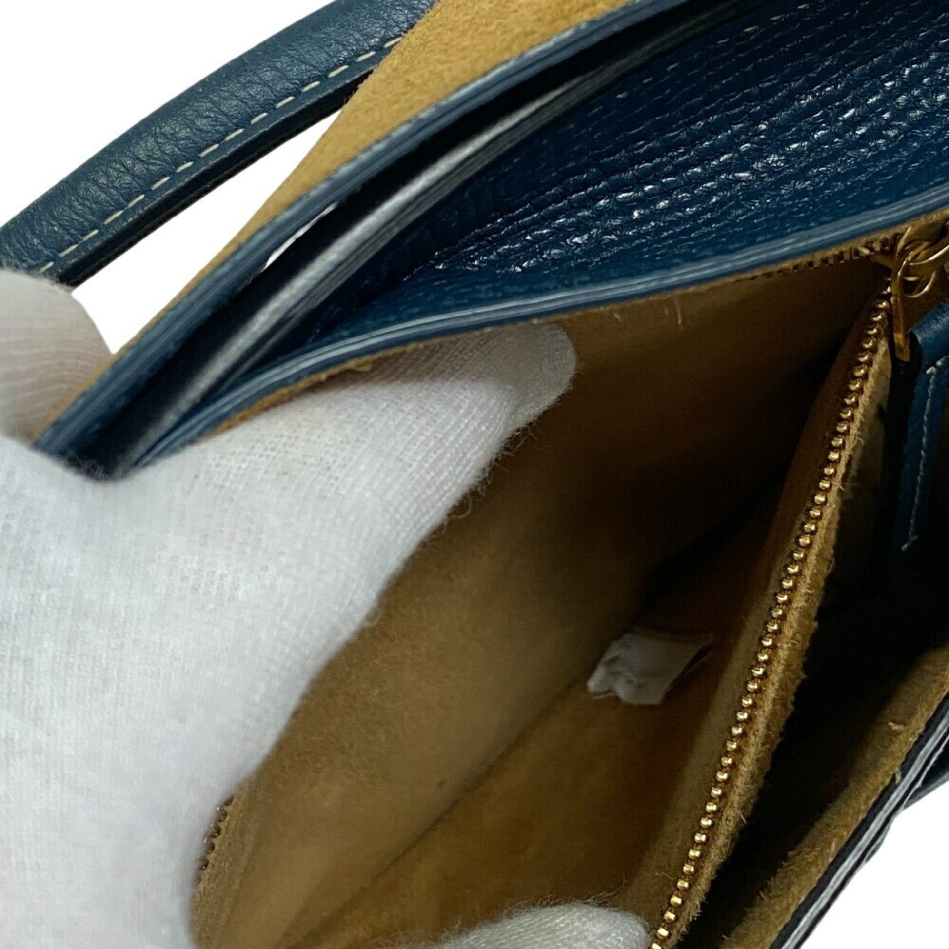 Bottega Veneta Arco, Navy, Leather, shoulder