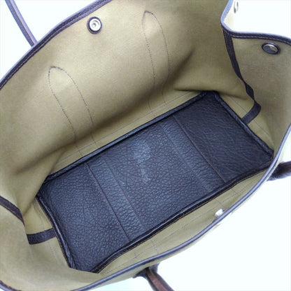Hermès Garden Party, Khaki, "CANVAS, LEATHER", tote