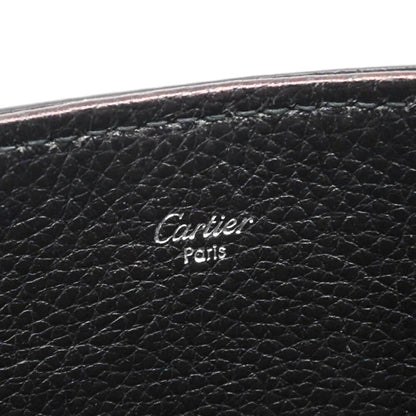 Cartier Marcello, Black, Leather, handbag