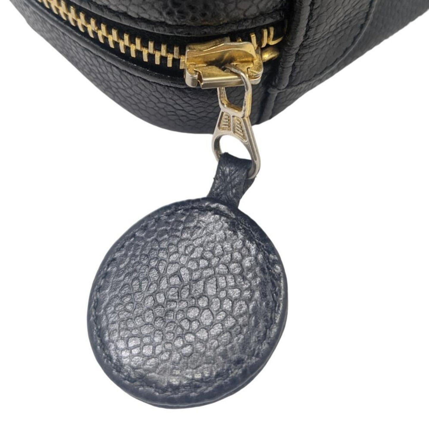 Chanel Vanity, Black, Leather, clutch
