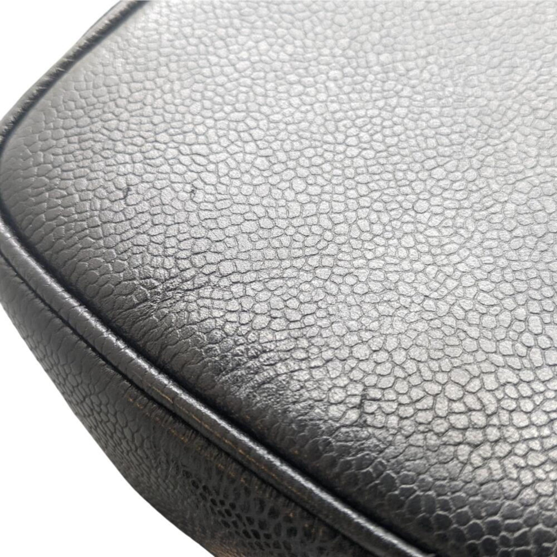Chanel Vanity, Black, Leather, clutch