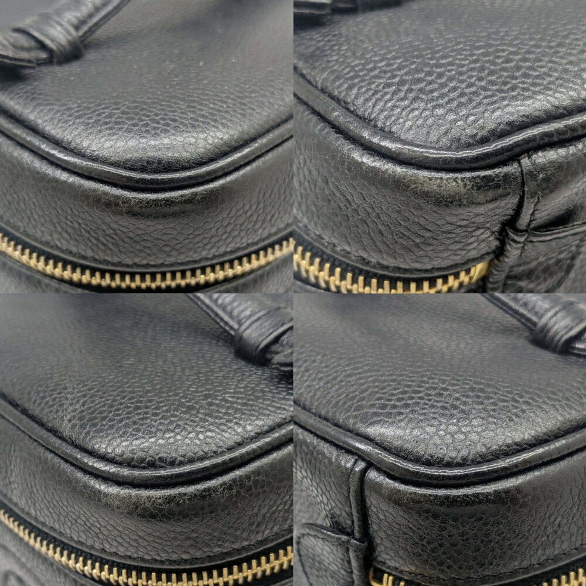Chanel Vanity, Black, Leather, clutch