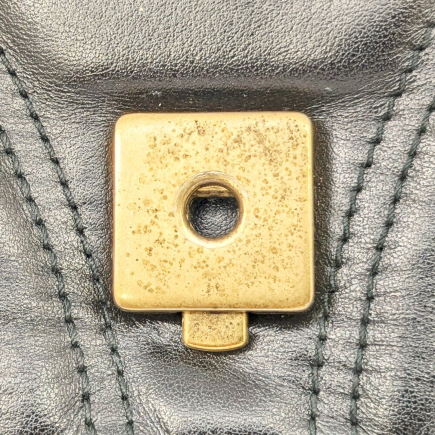 Gucci GG Marmont, Black, Leather, shoulder