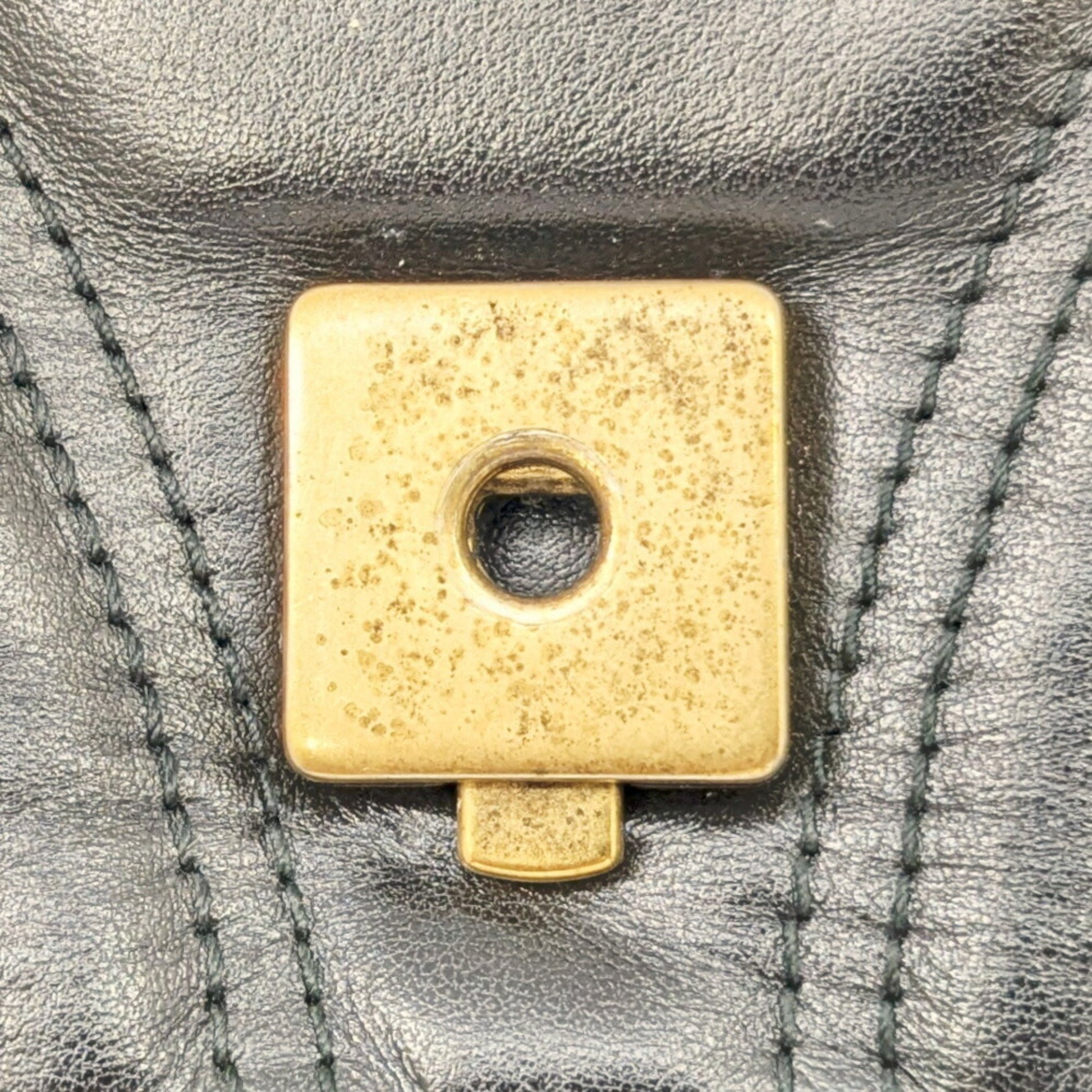 Gucci GG Marmont, Black, Leather, shoulder