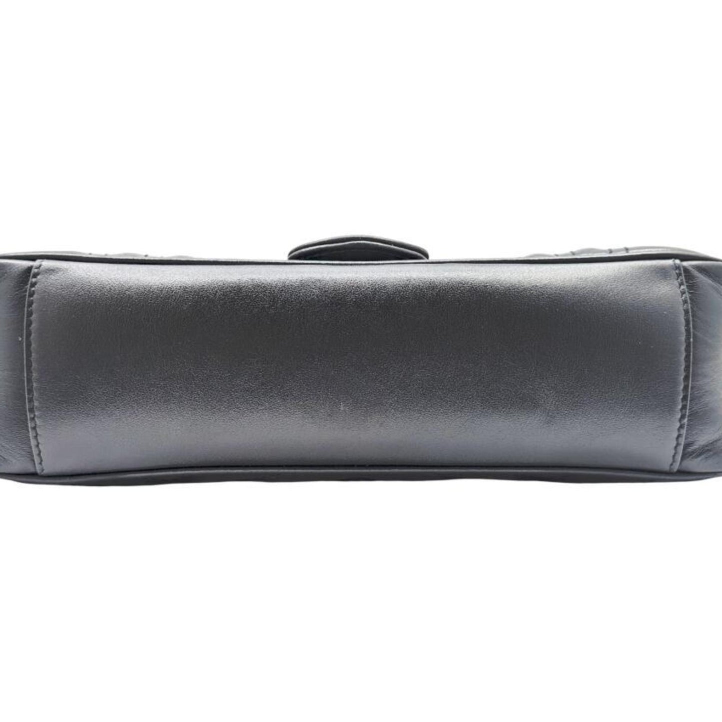 Gucci GG Marmont, Black, Leather, shoulder