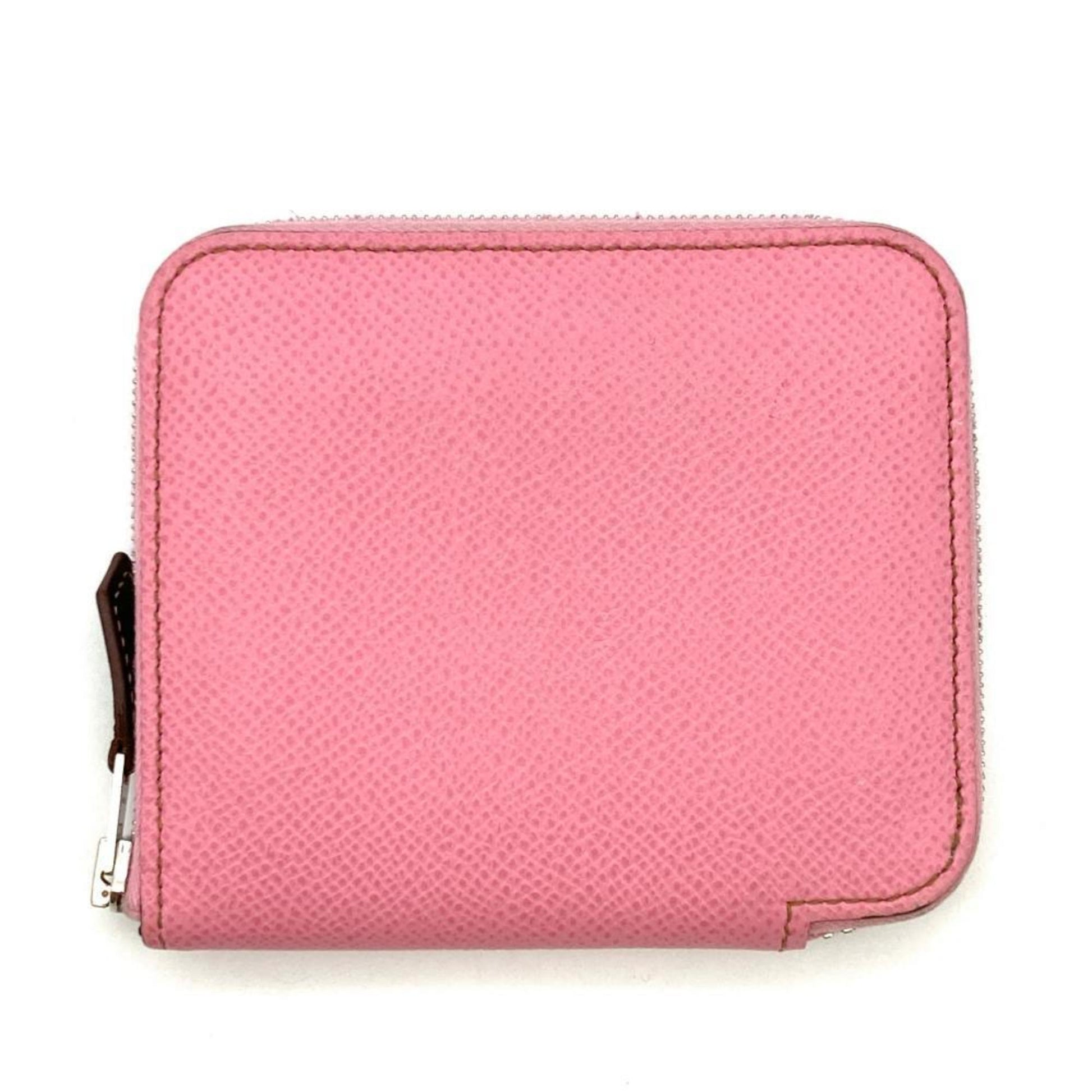 Hermès Silk'In, Pink, Leather, wallet