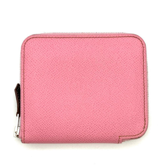 Hermès Silk'In, Pink, Leather, wallet