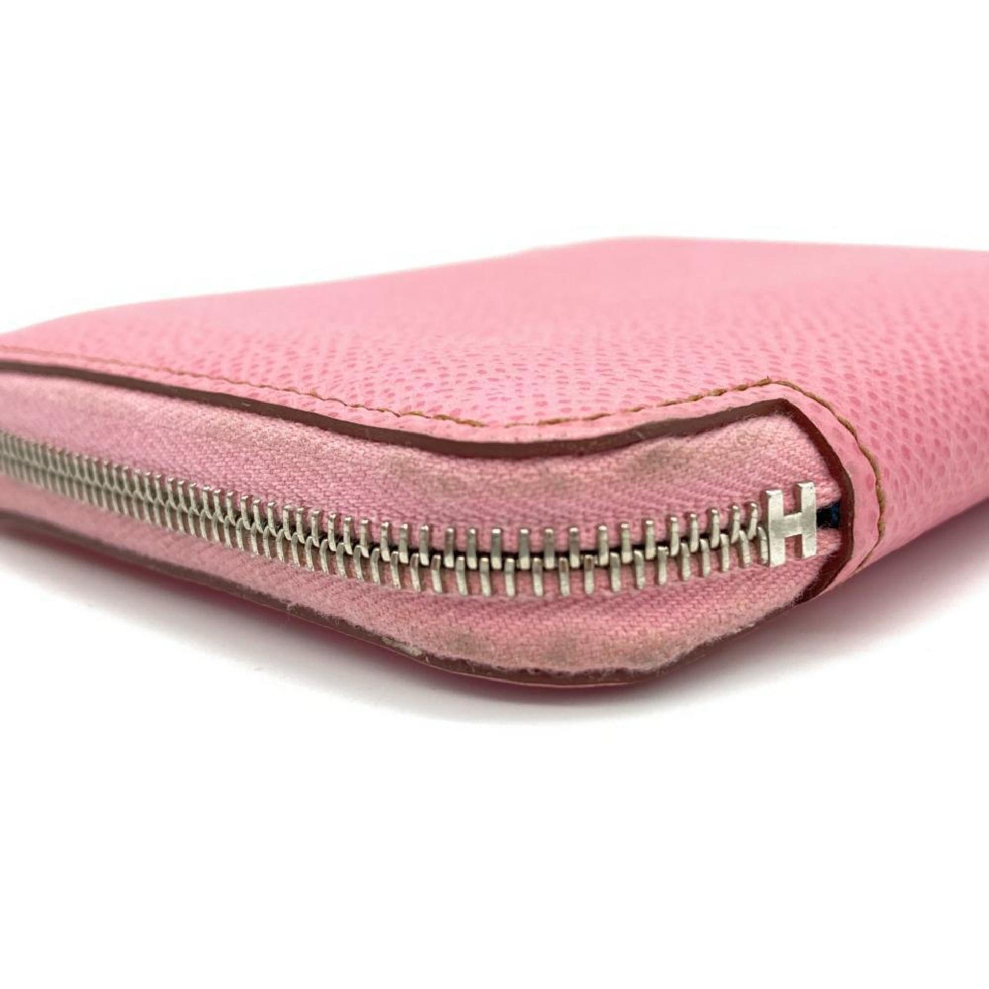 Hermès Silk'In, Pink, Leather, wallet