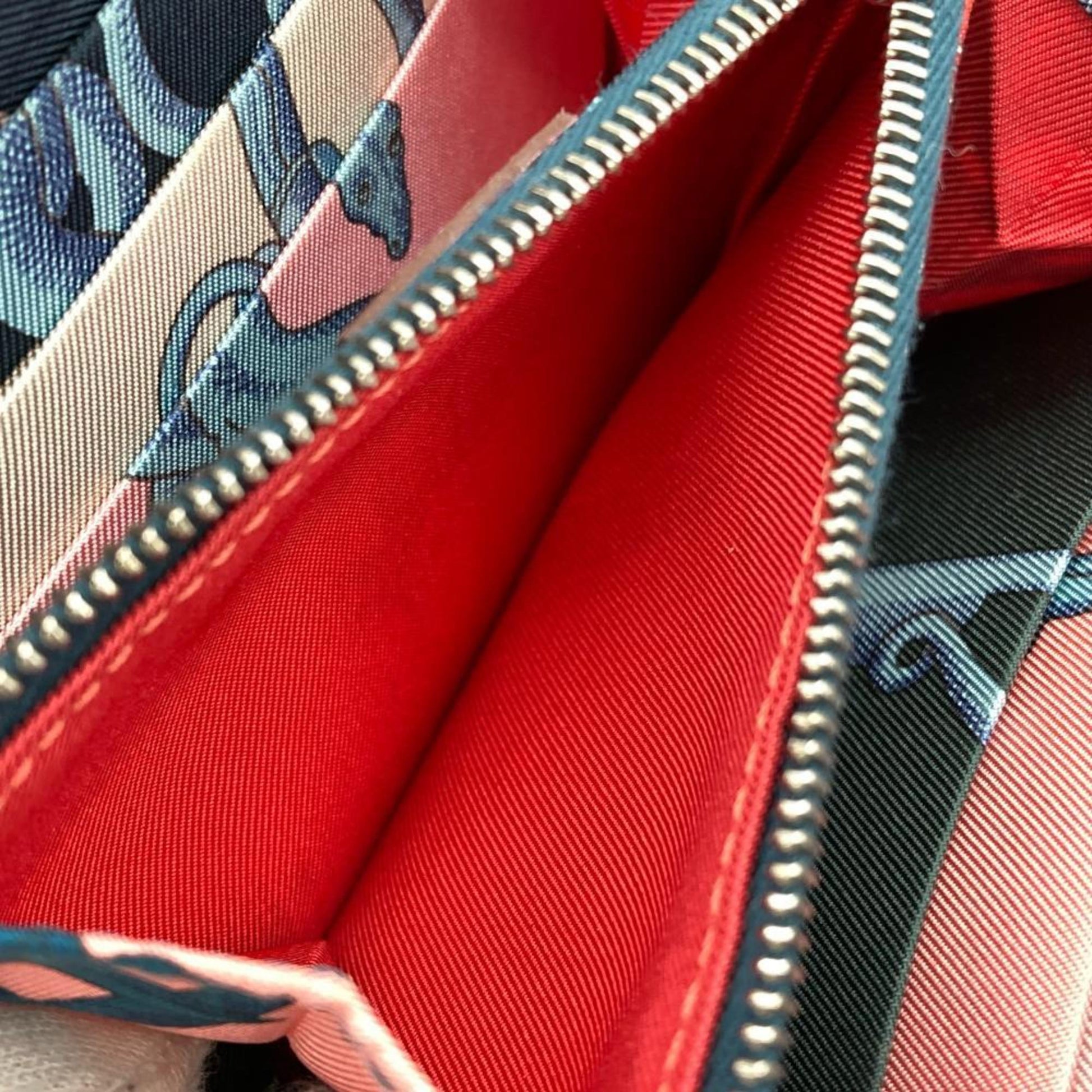 Hermès Silk'In, Pink, Leather, wallet