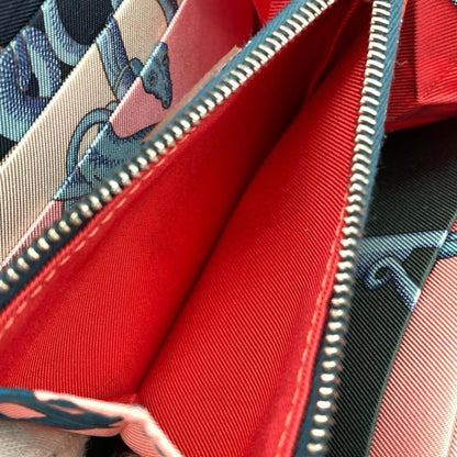 Hermès Silk'In, Pink, Leather, wallet