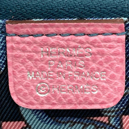 Hermès Silk'In, Pink, Leather, wallet