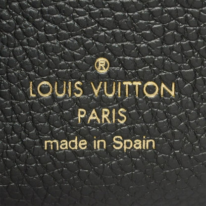 Louis Vuitton Double Zip, Black, Leather, clutch