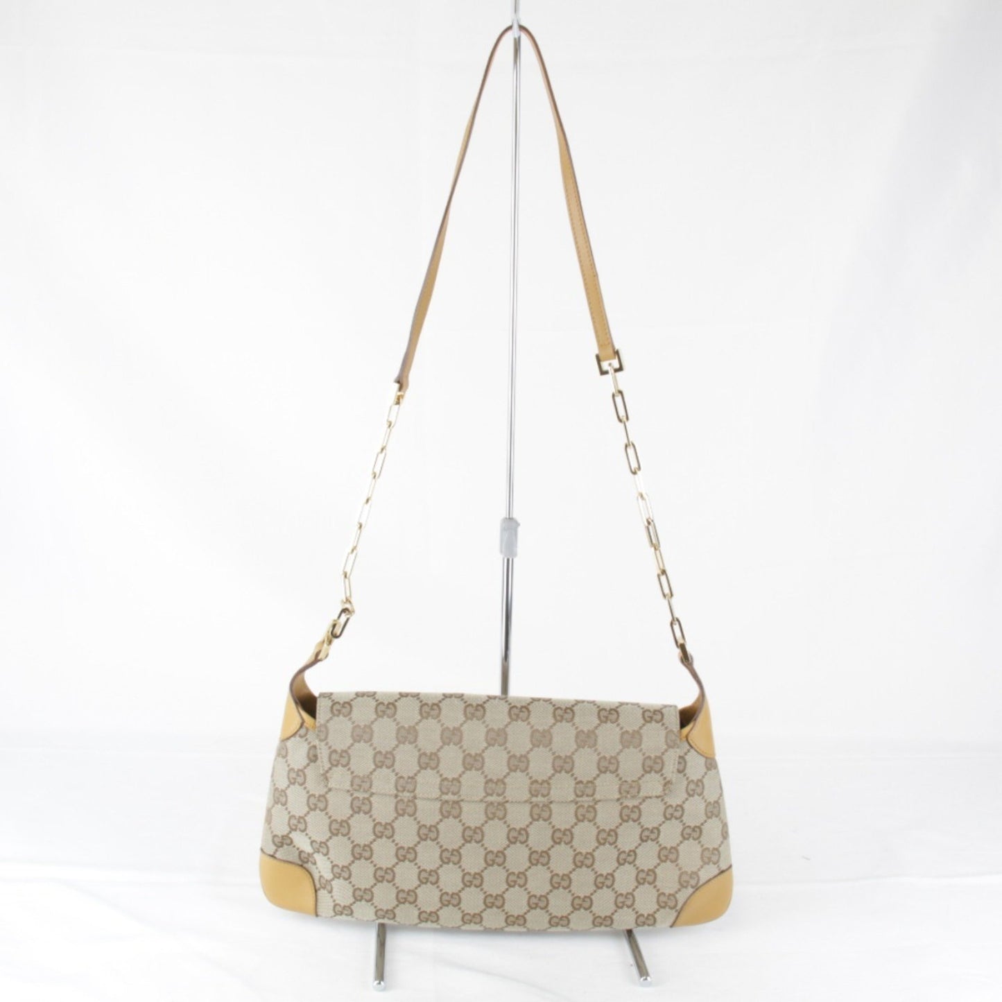 Gucci GG canvas, Brown, Canvas, shoulder
