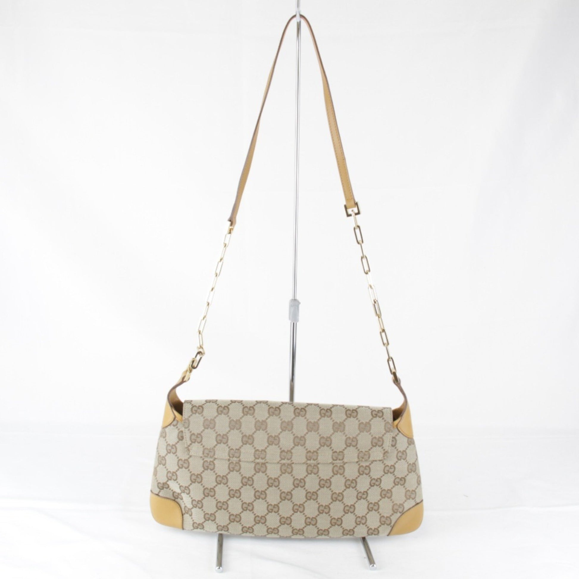 Gucci GG canvas, Brown, Canvas, shoulder